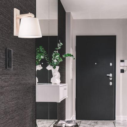 Аплик AIDA 1xE27/60W/230V дъб