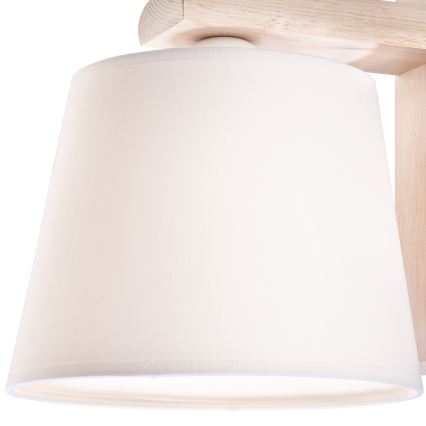 Аплик AIDA 1xE27/60W/230V дъб