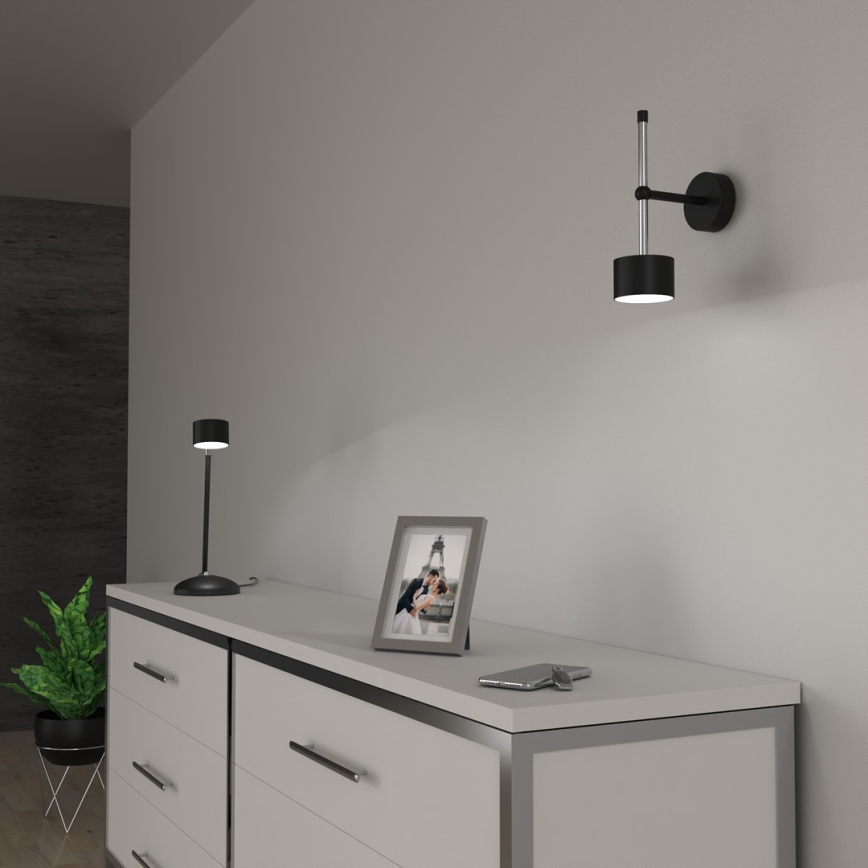 Аплик ARENA 1xGX53/11W/230V черен/лъскав хром