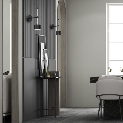 Аплик ARENA 1xGX53/11W/230V черен/лъскав хром