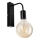 Аплик ASTRID 1xE27/60W/230V лъскаво черен