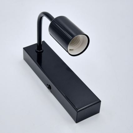 Аплик ASTRID 1xE27/60W/230V лъскаво черен