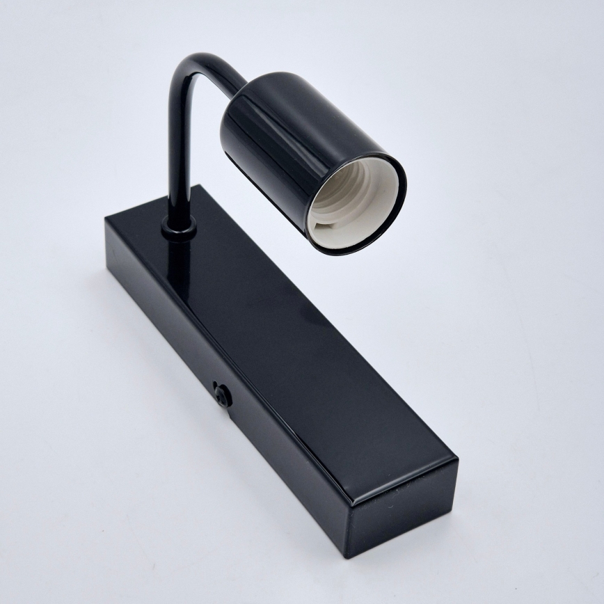 Аплик ASTRID 1xE27/60W/230V лъскаво черен