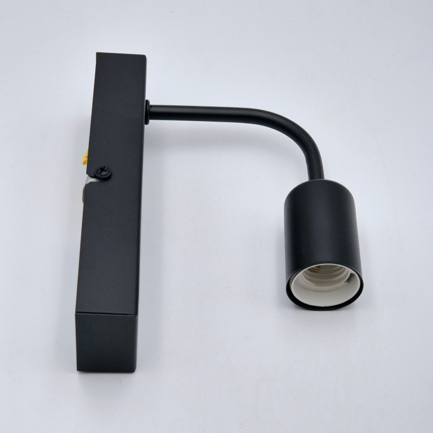 Аплик ASTRID 1xE27/60W/230V матов черен