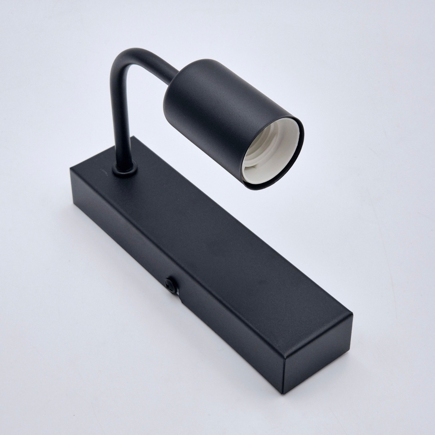 Аплик ASTRID 1xE27/60W/230V матов черен