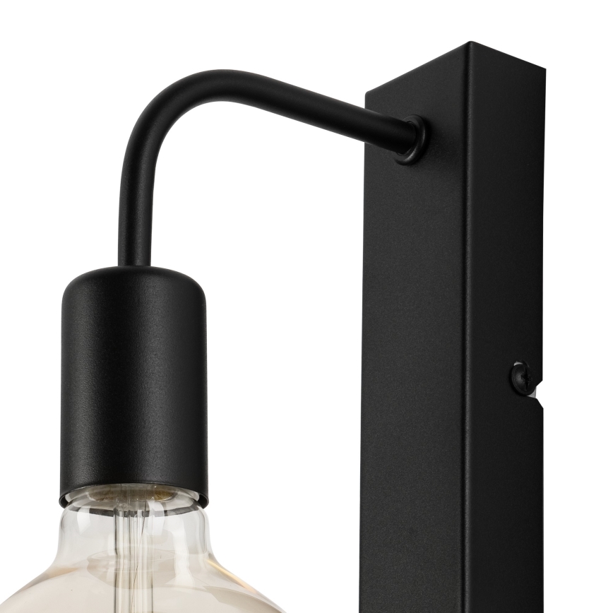 Аплик ASTRID 1xE27/60W/230V матов черен