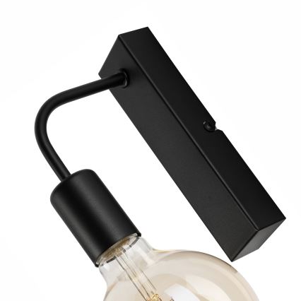 Аплик ASTRID 1xE27/60W/230V матов черен