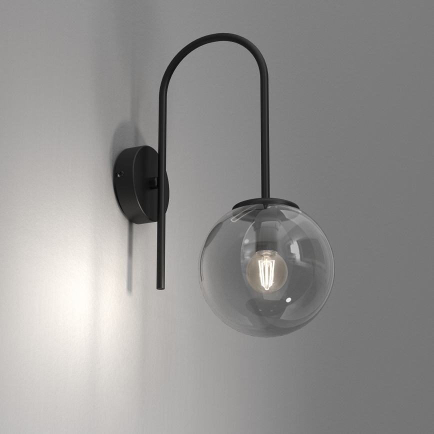 Аплик CAMBRIDGE 1xE14/60W/230V черен
