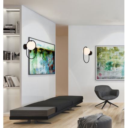 Аплик CORDEL 1xG9/28W/230V черен