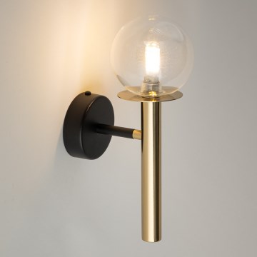 Аплик DAISY 1xG9/12W/230V златист/черен/прозрачен