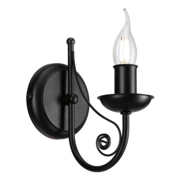 Аплик DONATO 1xE14/40W/230V черен