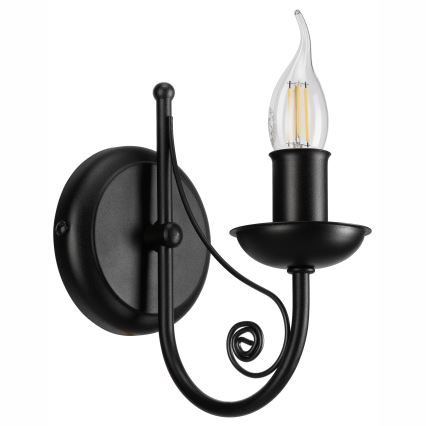 Аплик DONATO 1xE14/40W/230V черен