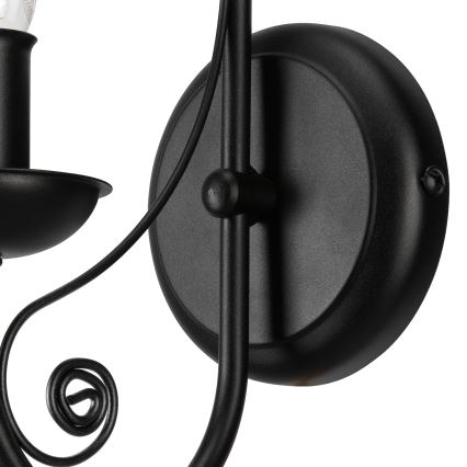 Аплик DONATO 1xE14/40W/230V черен