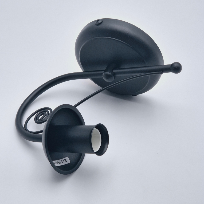 Аплик DONATO 1xE14/40W/230V черен