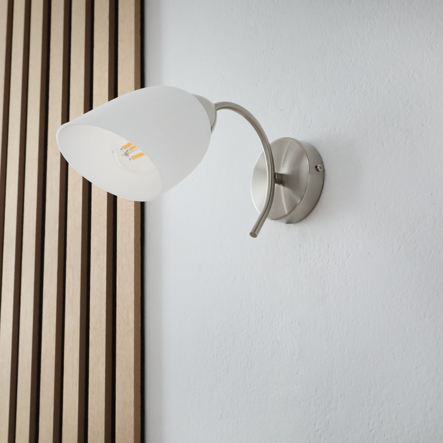 Аплик DONNA 1xE27/60W/230V никел