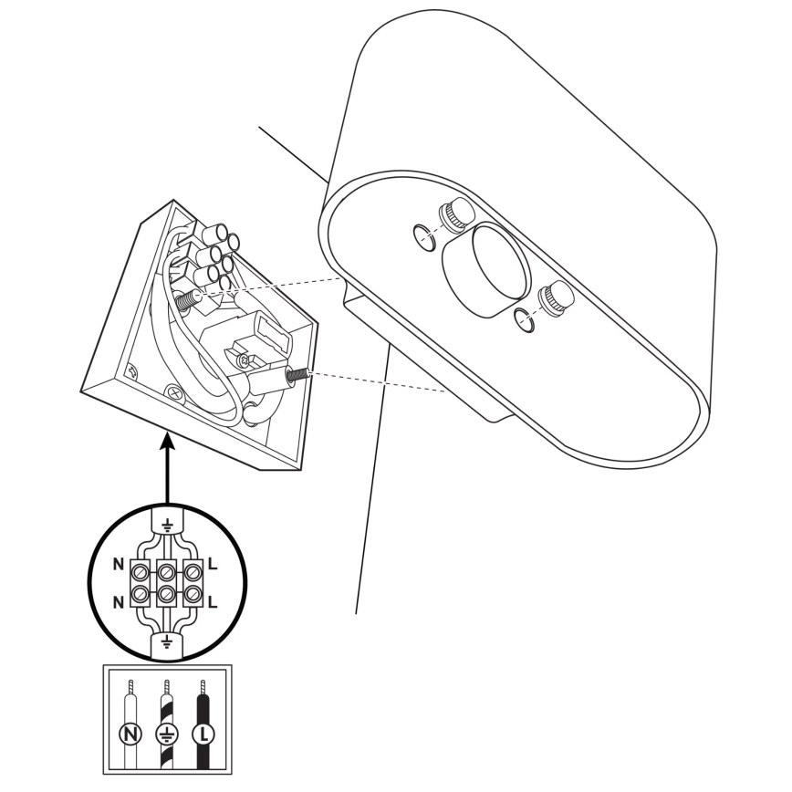 Аплик ELISSA 1xG9/10W/230V черен