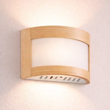 Аплик ELODIE 1xE27/60W/230V, бук