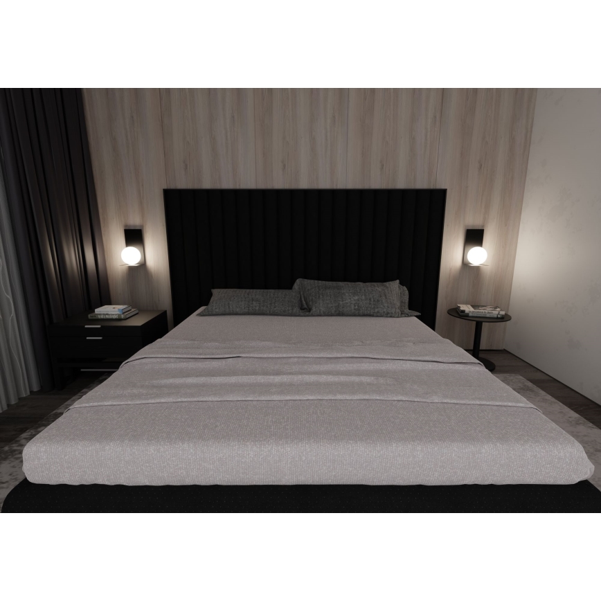 Аплик FORM 1xE14/10W/230V черен