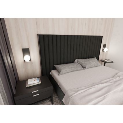 Аплик FORM 1xE14/10W/230V черен