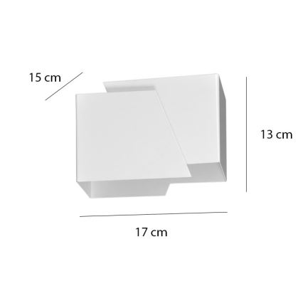 Аплик FROST 1xG9/8W/230V бял
