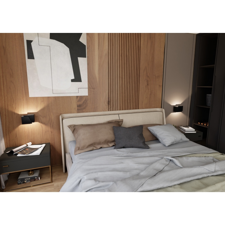 Аплик FROST 1xG9/8W/230V черен