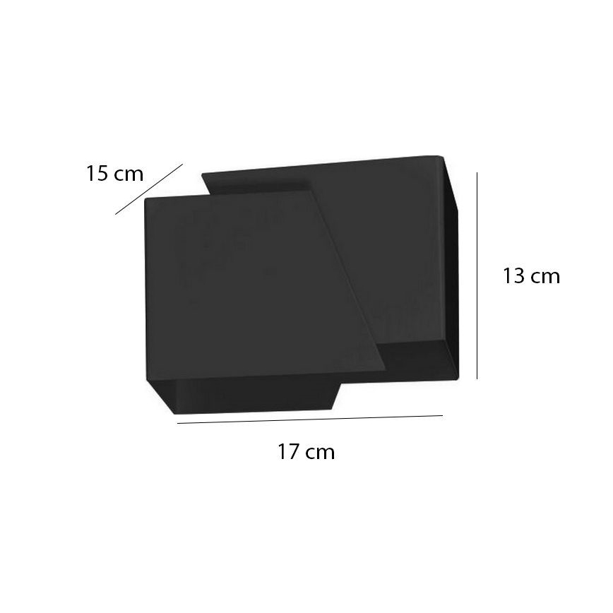 Аплик FROST 1xG9/8W/230V черен