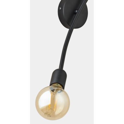 Аплик HELIX 2xE27/60W/230V черен