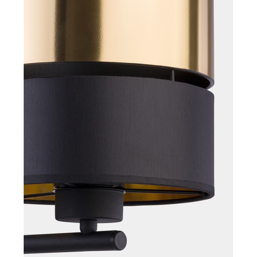 Аплик HILTON 1xE27/15W/230V месинг/черен