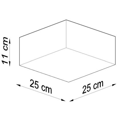 Аплик HORUS 1xE27/60W/230V черен