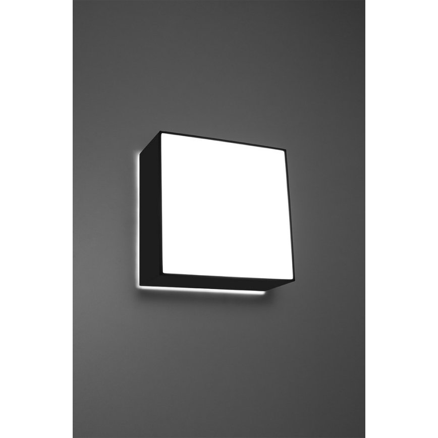 Аплик HORUS 1xE27/60W/230V черен