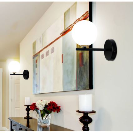 Аплик KAMA 1xG9/28W/230V черен