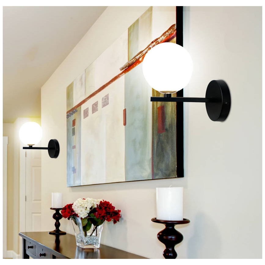 Аплик KAMA 1xG9/28W/230V черен