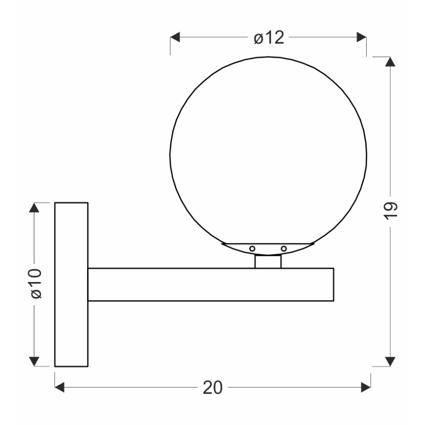 Аплик KAMA 1xG9/28W/230V черен/опушен черен