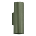 Аплик KARBON 2xGU10/10W/230V зелен
