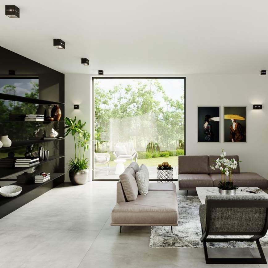 Аплик LOBO 2xG9/40W/230V черен