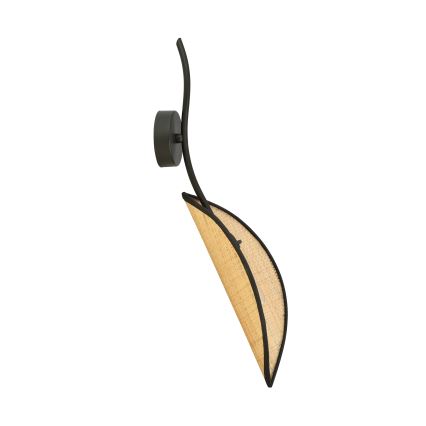 Аплик LOTUS 1xE14/10W/230V черен/бежов