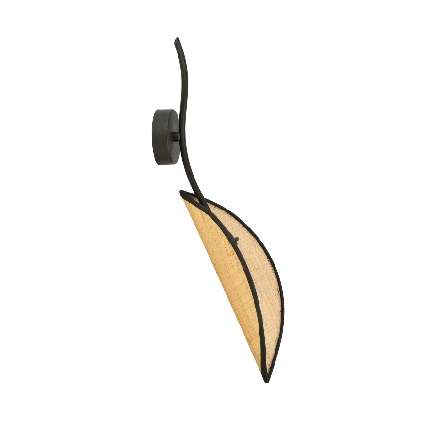 Аплик LOTUS 1xE14/10W/230V черен/бежов