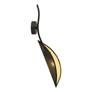 Аплик LOTUS 1xE14/10W/230V черен/златист