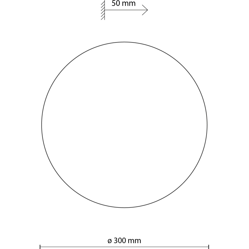 Аплик LUNA 3xG9/8W/230V Ø 30 см бежов