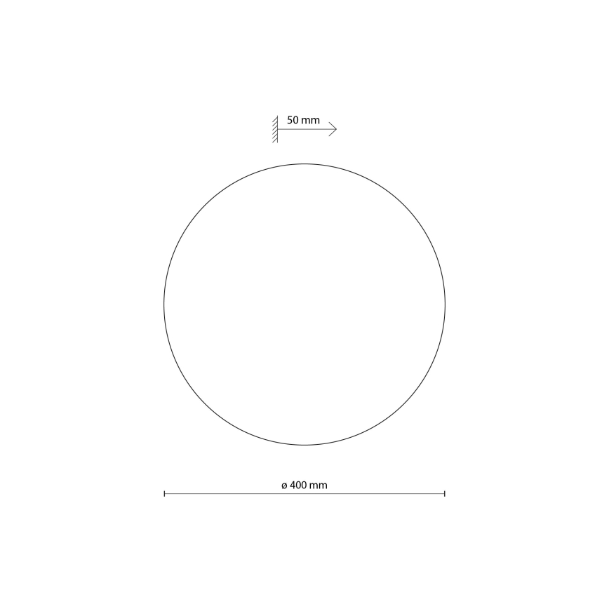 Аплик LUNA 4xG9/8W/230V Ø 40 см кафяв