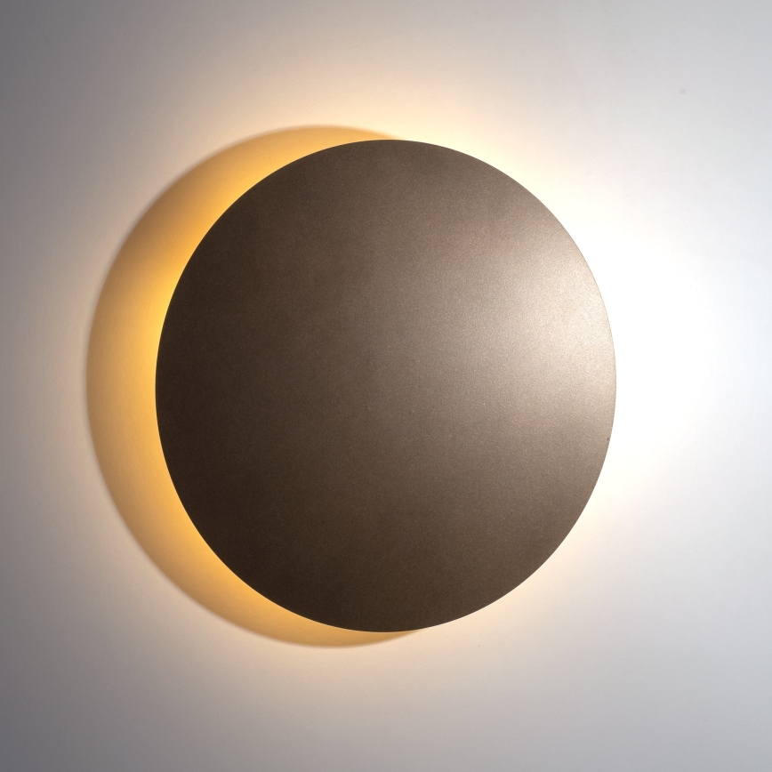 Аплик LUNA 4xG9/8W/230V Ø 40 см кафяв