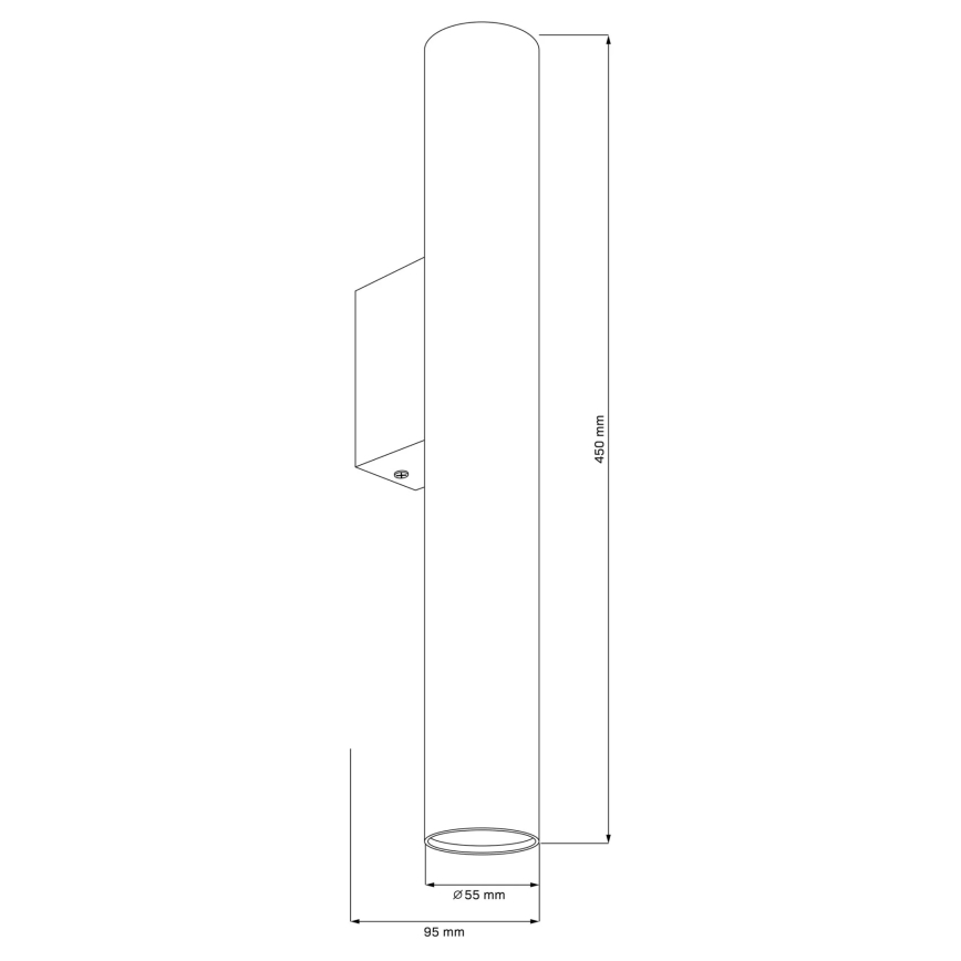 Аплик LUNGOMARE 2xGU10/10W/230V златист