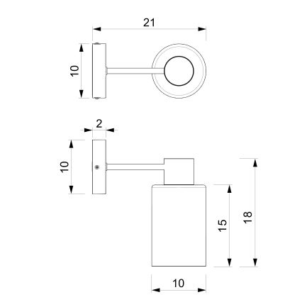 Аплик MADERA 1xE27/60W/230V бял/дървен