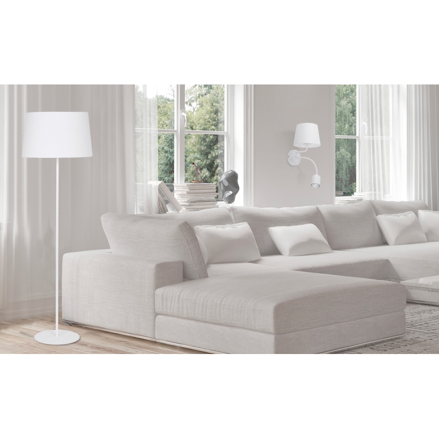 Аплик MAJA 1xE27/15W/230V + 1xGU10/10W/230V бял