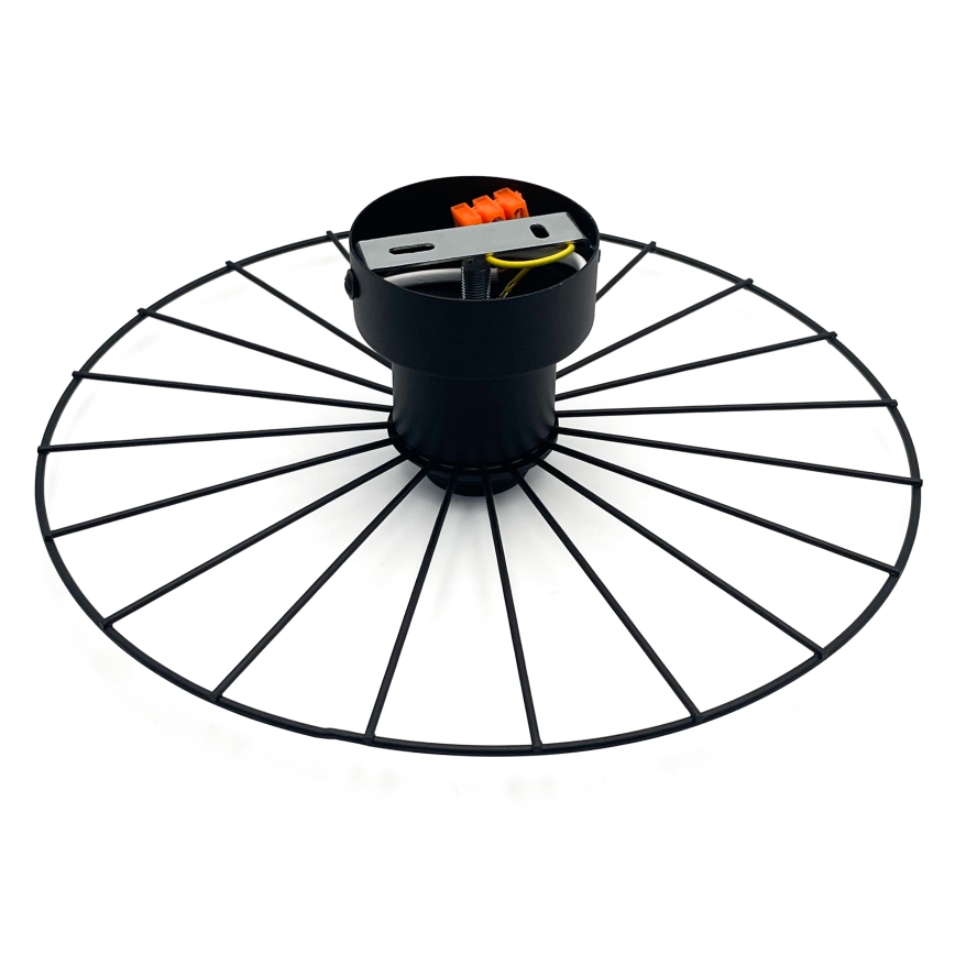 Аплик MONTANA 1xE27/15W/230V Ø 30 cm черен