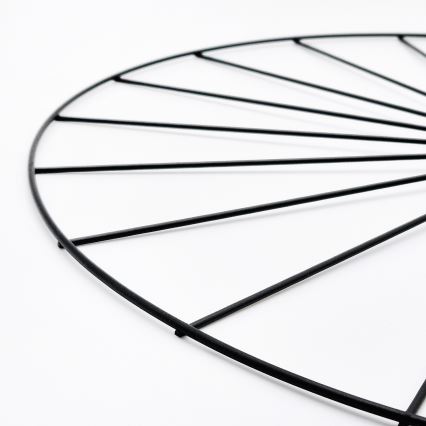 Аплик MONTANA 1xE27/15W/230V Ø 30 cm черен