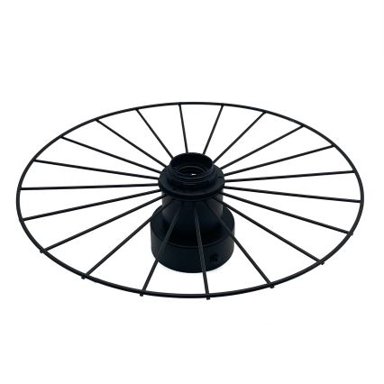 Аплик MONTANA 1xE27/15W/230V Ø 30 cm черен