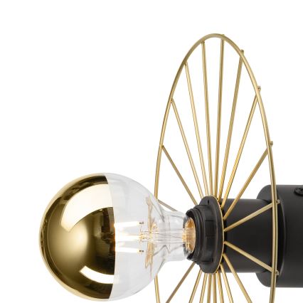 Аплик MONTANA 1xE27/15W/230V Ø 30 cm златист