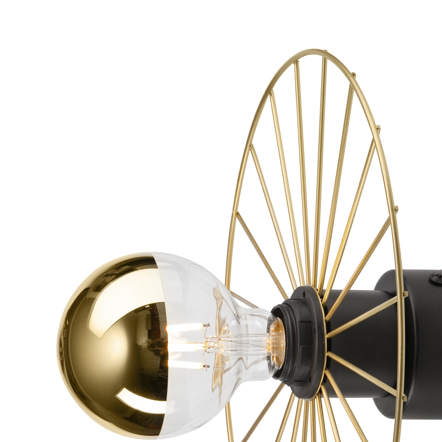 Аплик MONTANA 1xE27/15W/230V Ø 30 cm златист