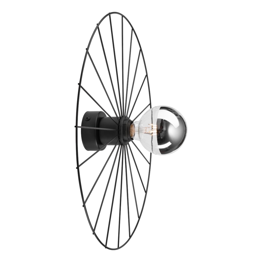 Аплик MONTANA 1xE27/15W/230V Ø 45 cm черен